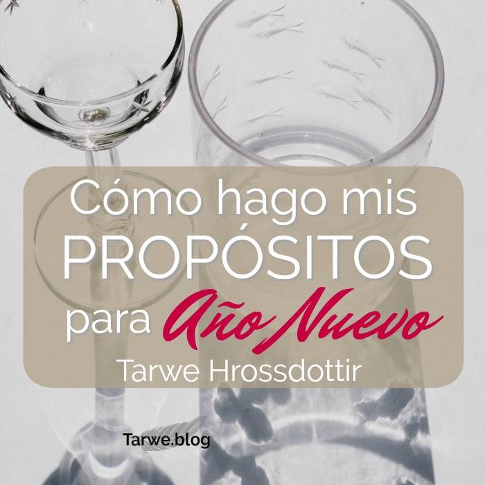 Cómo hago los propositos de año nuevo